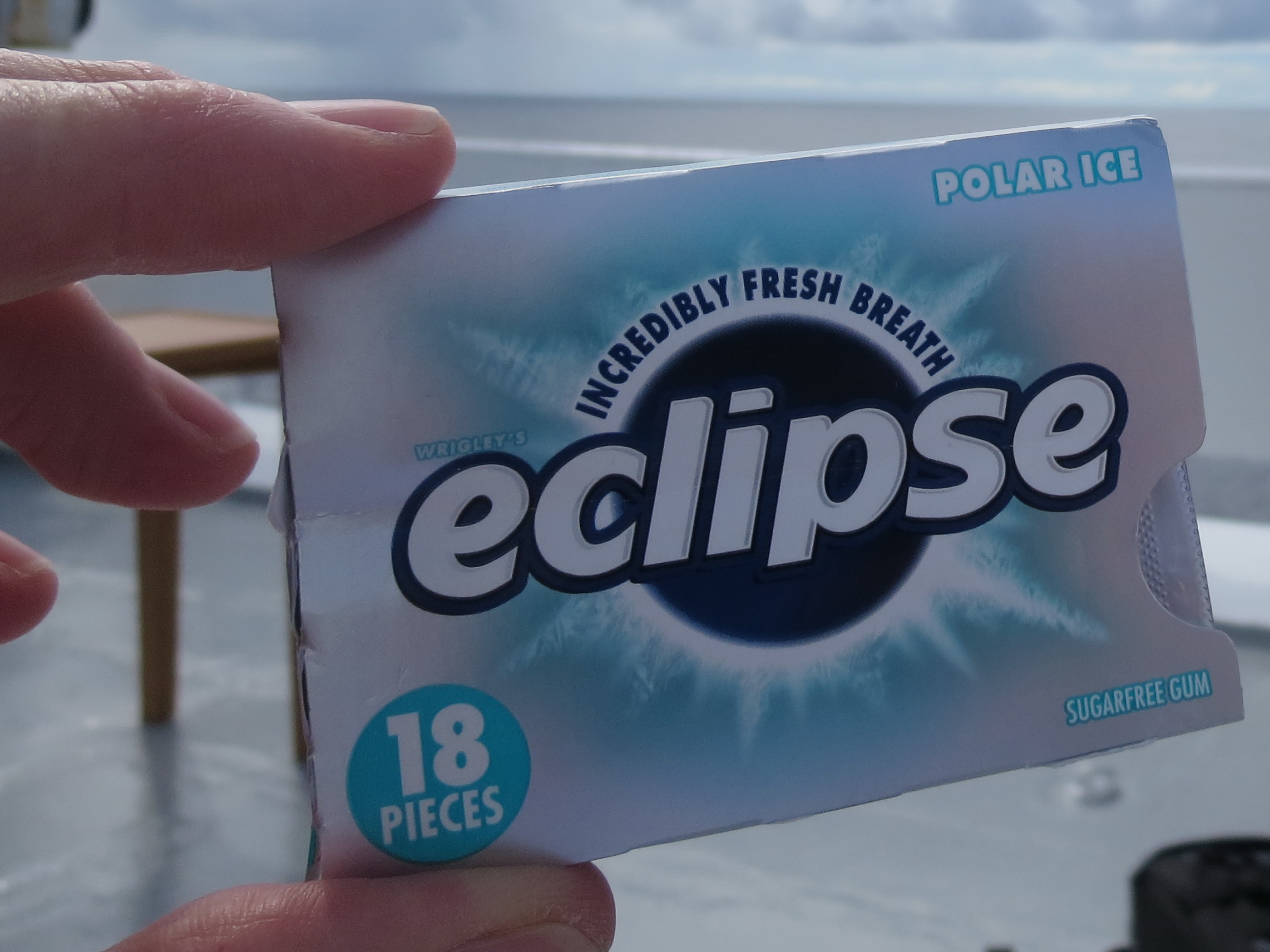 Eclipse chewing gum of course